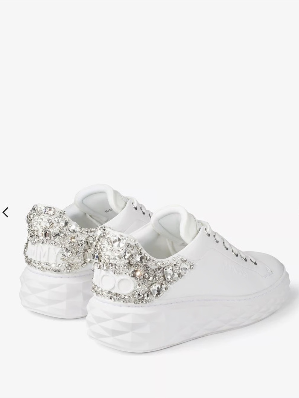 JIMMY CHOO Diamond Maxi Crystal-Embellished Sneakers $1,595 37